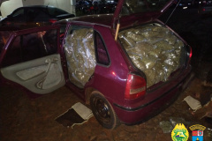  PM apreende 250 quilos de maconha e duas armas de fogo no Oeste do estado 