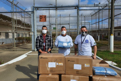 Casa de Custódia de Piraquara distribui 3 mil máscaras de proteção aos detentos
