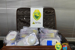 No Noroeste do estado, BPRv apreende mais de R$ 100 mil em produtos contrabandeados
