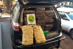 Mais de 1,5 tonelada de maconha são apreendidas pelo BPFron no oeste do Paraná