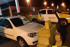 BPRv apreende R$ 1 milhão em maconha durante abordagem no Noroeste do estado