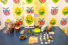 Homem com droga tenta fugir de bicicleta da PM, mas acaba preso com mais de um quilo de maconha em Engenheiro Beltrão (PR)