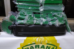 Ao abordar ônibus, BPRv apreende quase 21 quilos de maconha em Peabiru (PR)