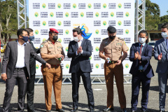 Governador entrega novas viaturas no aniversário de 166 anos da PM