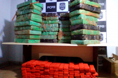 PCPR e PRF apreendem 690 quilos de maconha em Toledo