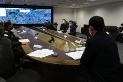 Novo sistema de comunicação do Programa VIGIA é tema de reunião entre SESP e SEOPI