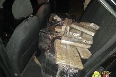 Durante o fim de semana, PM de Guarapuava apreende mais de 300 quilos de drogas