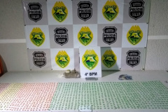 Em Maringá (PR), PM apreende quase 12 quilos de haxixe e 1,5 mil comprimidos de ecstasy
