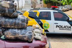 Policiamento em rodovias estaduais do Noroeste do estado resulta em mais de 325 quilos de drogas apreendidas no final de semana
