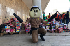  BPTran encerra Semana Nacional do Trânsito com apoio a arrecadação de brinquedos para a Campanha Paraná Piá 