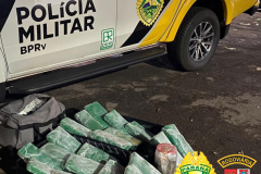  BPRv apreende mais de 120 quilos de maconha em situações distintas no Noroeste do estado 