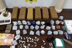 Abordagens da PM na RMC resultam em mais de seis quilos de maconha apreendidos