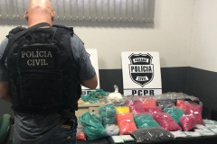 Polícia Civil prende seis suspeitos e apreende mais de 5 mil pinos de droga em Colombo