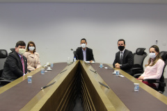 Secretário coronel Marinho recebe representantes do Corpo Consular do Paraná