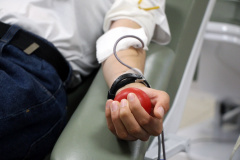  Cadetes da Polícia Militar doam sangue no Hemepar de Curitiba 
