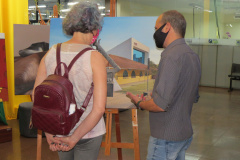 Exposição apresenta obras pintadas por presos de Cascavel