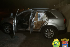 No noroeste do Paraná, PM apreende 170 quilos de maconha, arma e contrabandos