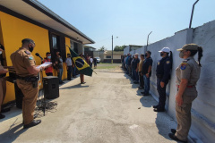 Veteranos da PM do Litoral passam a ter uma sala para atividades dentro de unidade da PM