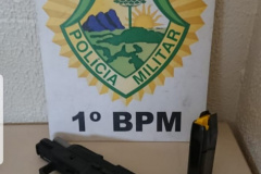 Homem ameaça vizinho com pistola e acaba preso pela PM em Jaguariaíva (PR), nos Campos Gerais