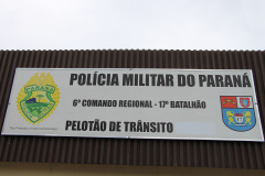 Pelotão de Trânsito do 17º Batalhão inaugura nova sede em São José dos Pinhais, na RMC