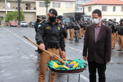 Polícia Militar comemora o Dia da Bandeira Nacional em todo o Paraná