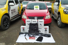 No Sudoeste do Paraná, PM prende homem suspeito de arrombar banco em Ponte Serrada (SC)