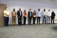 Sesp recebe representantes de empresa fornecedora de alimentação aos detentos