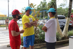 Litoral do PR recebe visita do coordenador Estadual do Verão Consciente no segundo domingo de operação