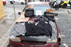 ROCAM encaminha sete pessoas, apreende drogas e recupera roupas roubadas em Curitiba