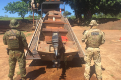 Barco com meia tonelada de agrotóxicos é apreendida em Pato Bragado durante a Operação Hórus