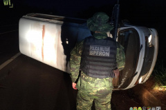 BPFron apreende 5,5 quilos de haxixe e dois veículos carregados com cigarros contrabandeados no Oeste do estado