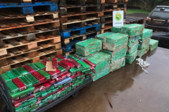 Operação Hórus Batalhão de Polícia da Fronteira apreende 814 kg de maconha em Marechal Cândido Rondon (PR)