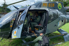 Montanhista é resgatado pelo BPMOA após cair de 15 metros no Litoral do estado