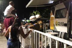 Com reforço de policiamento no Litoral, PM atende 208 ocorrências e faz 22 encaminhamentos no Réveillon 2021