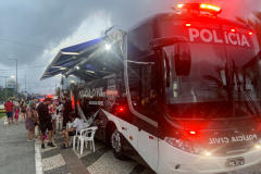 Delegacia Móvel atenderá em Matinhos até este domingo