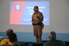 PM faz reunião de avaliação do Verão Consciente em Pontal do Paraná (PR)