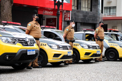 Principais eixos comerciais de Curitiba recebem reforço de policiamento ostensivo