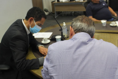 Secretário Marinho recebe visita de prefeito de Peabiru para alinhar estratégias entre o Estado e o Município