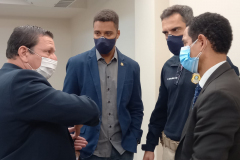 Secretário da Segurança Pública participa de reunião para discutir estratégias relativas ao turismo na fronteira do Estado