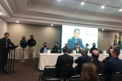 Secretário da Segurança Pública representa governador no ENATI, em Foz do Iguaçu