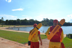 Fiscalização intensa do Corpo de Bombeiros leva tranquilidade e segurança às praias de água doce da Costa Oeste