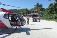 BPMOA leva vítima de AVC da Ilha do Mel a hospital de Paranaguá em sete minutos