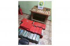 PM apreende 201kg de maconha e 339 munições em Mandaguari, no Norte do Estado