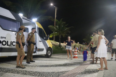 PM garante segurança a mais de 100 mil pessoas no quarto dia de Carnaval no Litoral