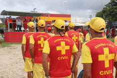 Corpo de Bombeiros forma 55 guarda-vidas civis voluntários no Litoral