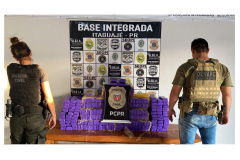  PCPR apreende 145 quilos de maconha e prende homem em Santo Inácio