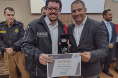 PCPR realiza entrega de medalhas para policiais civis em Francisco Beltrão