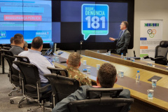 Disque-Denúncia 181 promove encontro para reforçar a integração da Segurança Pública com a iniciativa privada