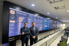 Representante da Polícia Federal e da Polícia Militar acompanham Operação Eleições 2022 no CICCR 