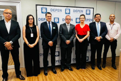 Direção-geral da Polícia Penal do Paraná participa de reunião no Depen Nacional 